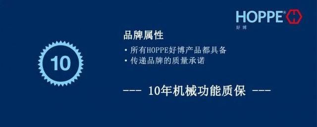 五金配件十大品牌HOPPE好博以品质铸就信赖坚守十年之约(图1)